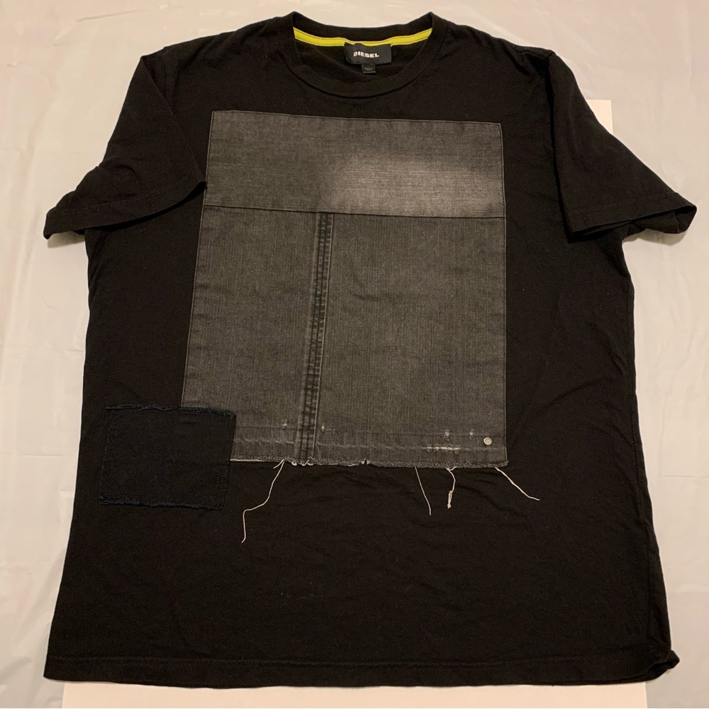 DIESEL BLACK SHORT SLEEVE SHIRT